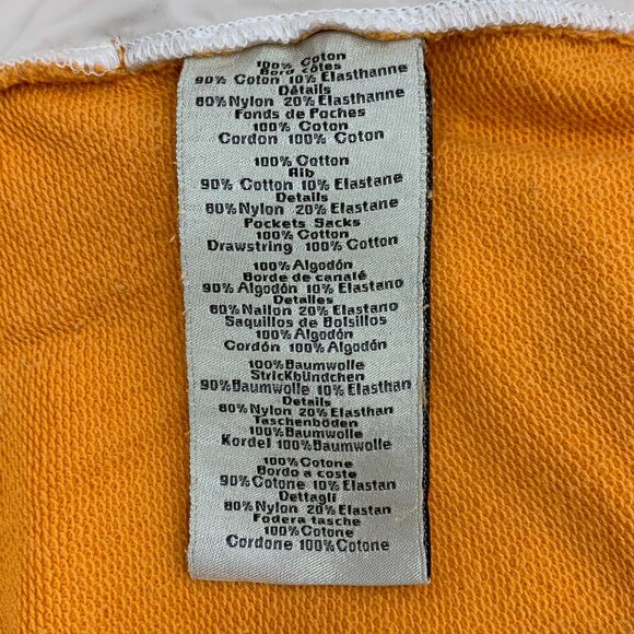 Hermès Orange Cotton Casual Drawstring Shorts XL Mens Relaxed Fit - Picture 5 of 8